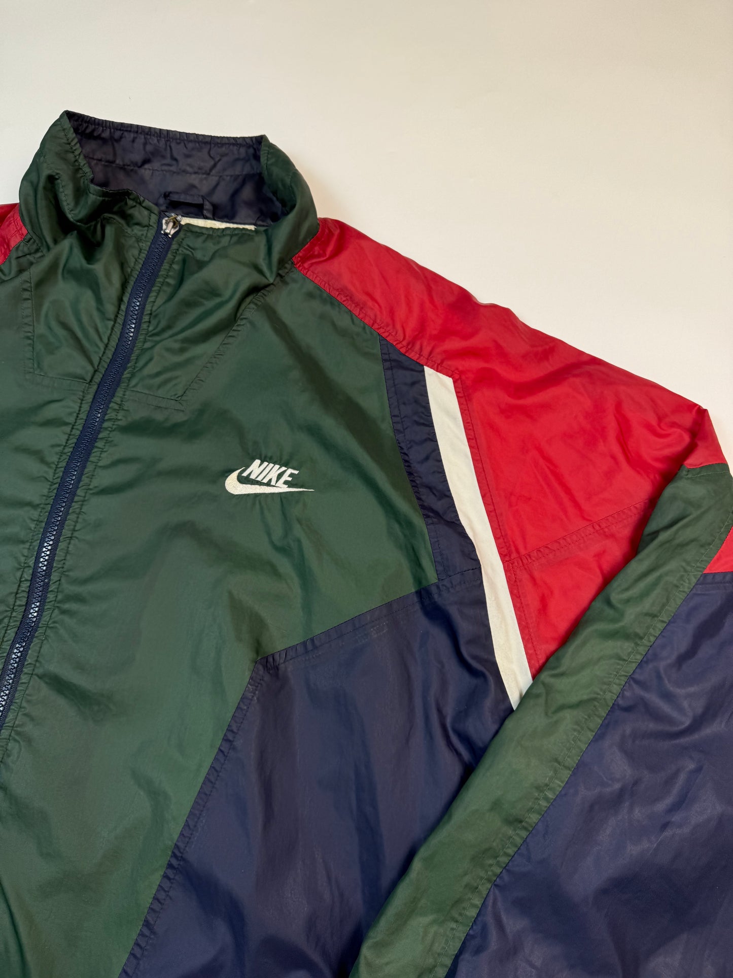 Vintage 90s Nike colour block track jacket (XXL)