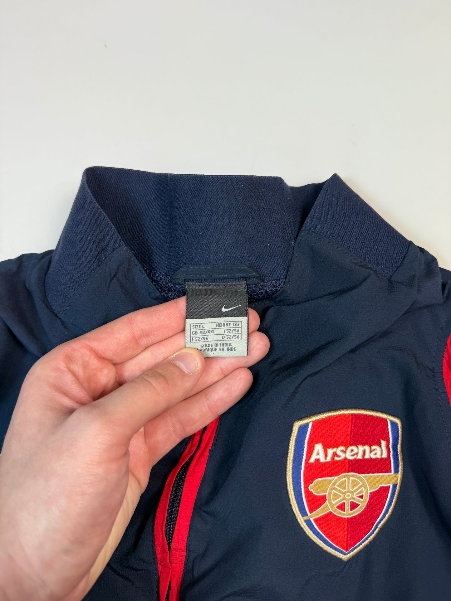Vintage Arsenal 2006/07 Nike football track jacket (L)