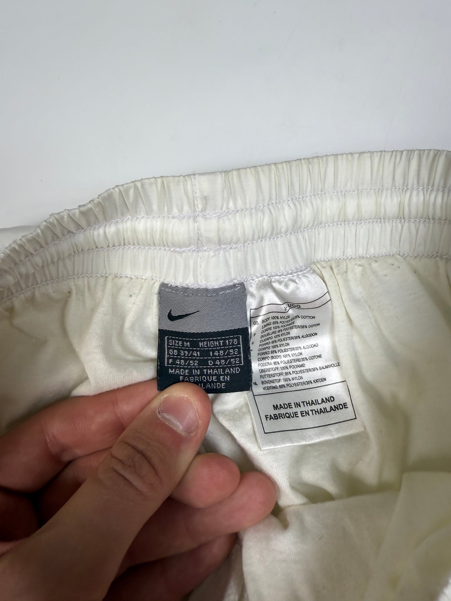Vintage Nike mini swoosh baggy track pants (M)