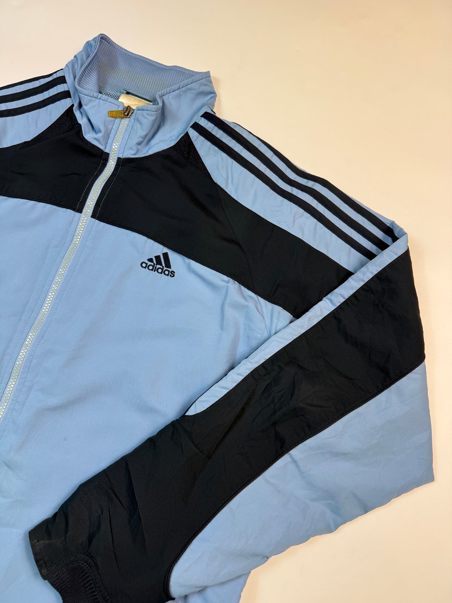 Vintage Adidas two tone track jacket (L)