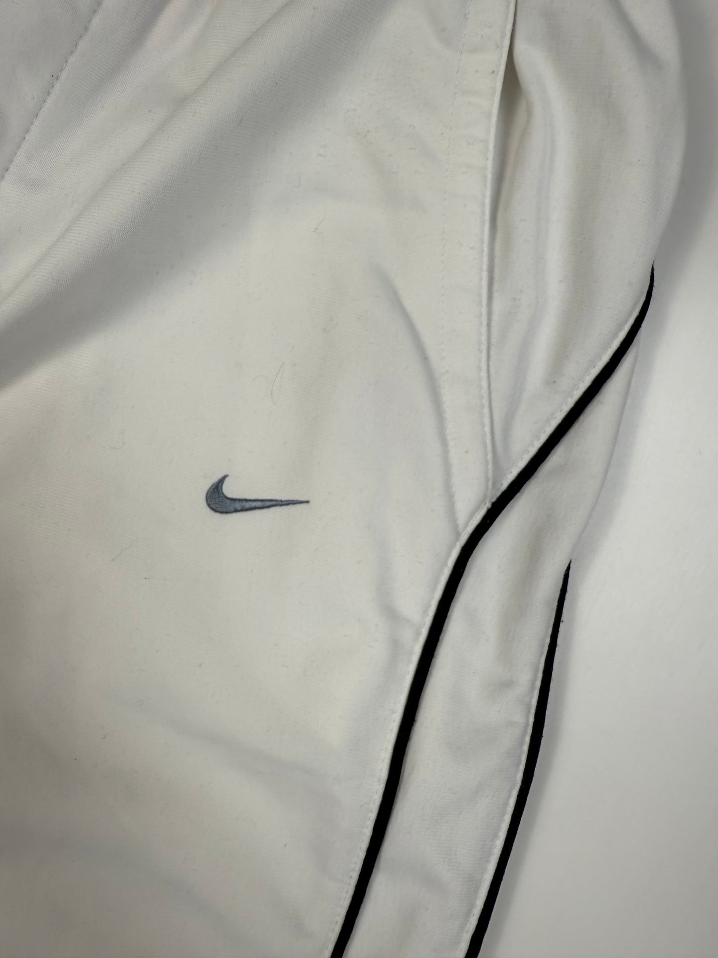 Vintage Nike side stripe baggy track pants (M)