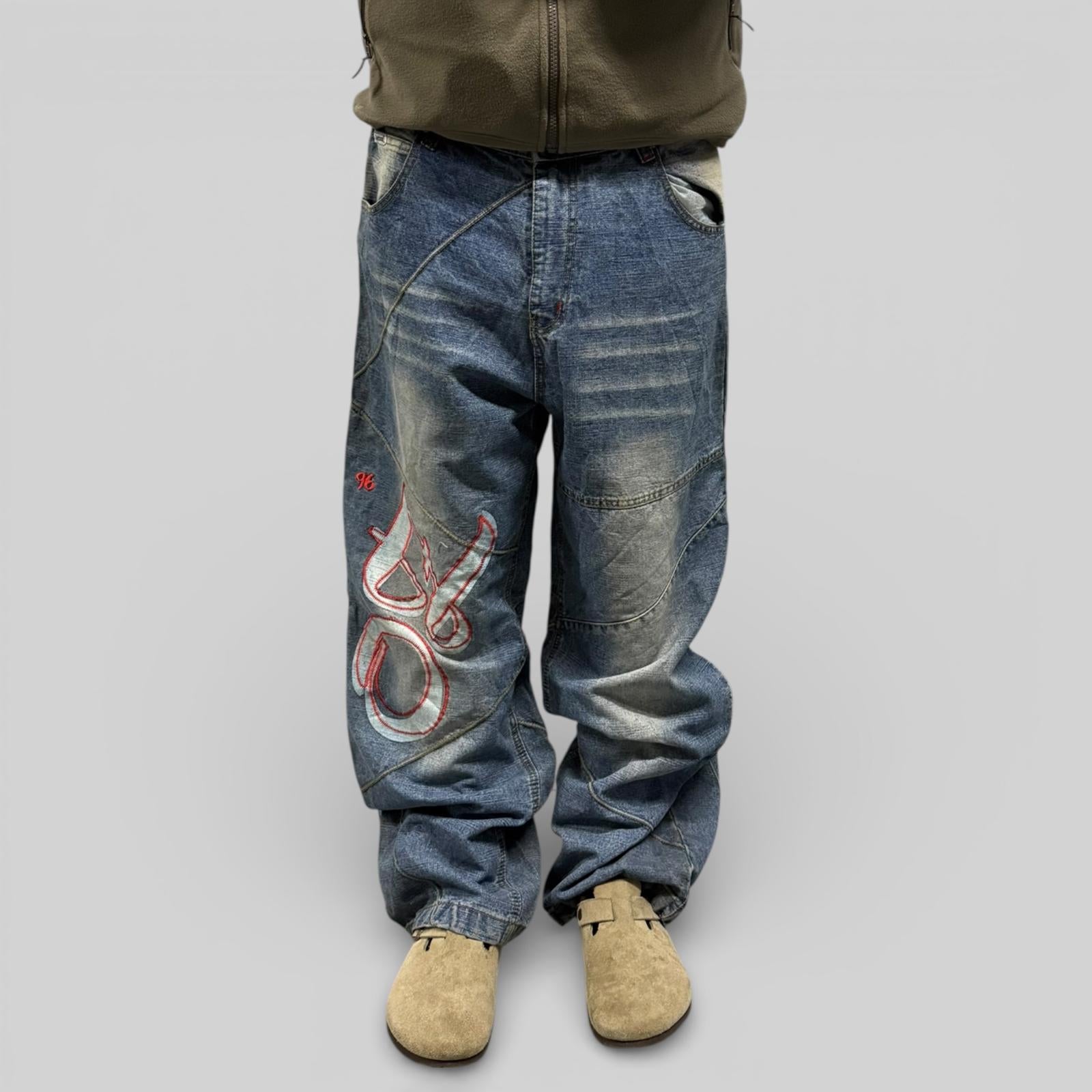 Vintage Y2K baggy hip hop Jeans (W36)