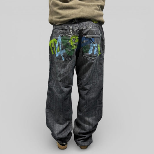 Vintage Y2K baggy hip hop Jeans (W36)