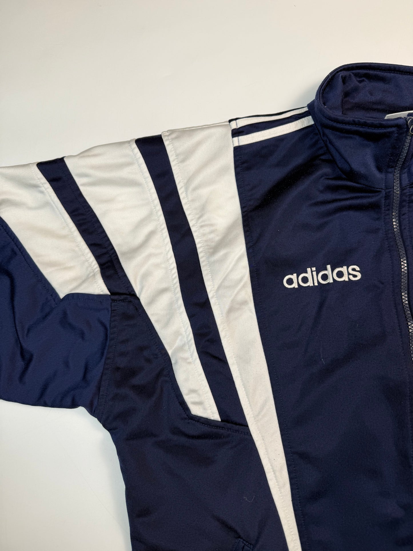 Vintage 90s Adidas originals colour block track top (M)
