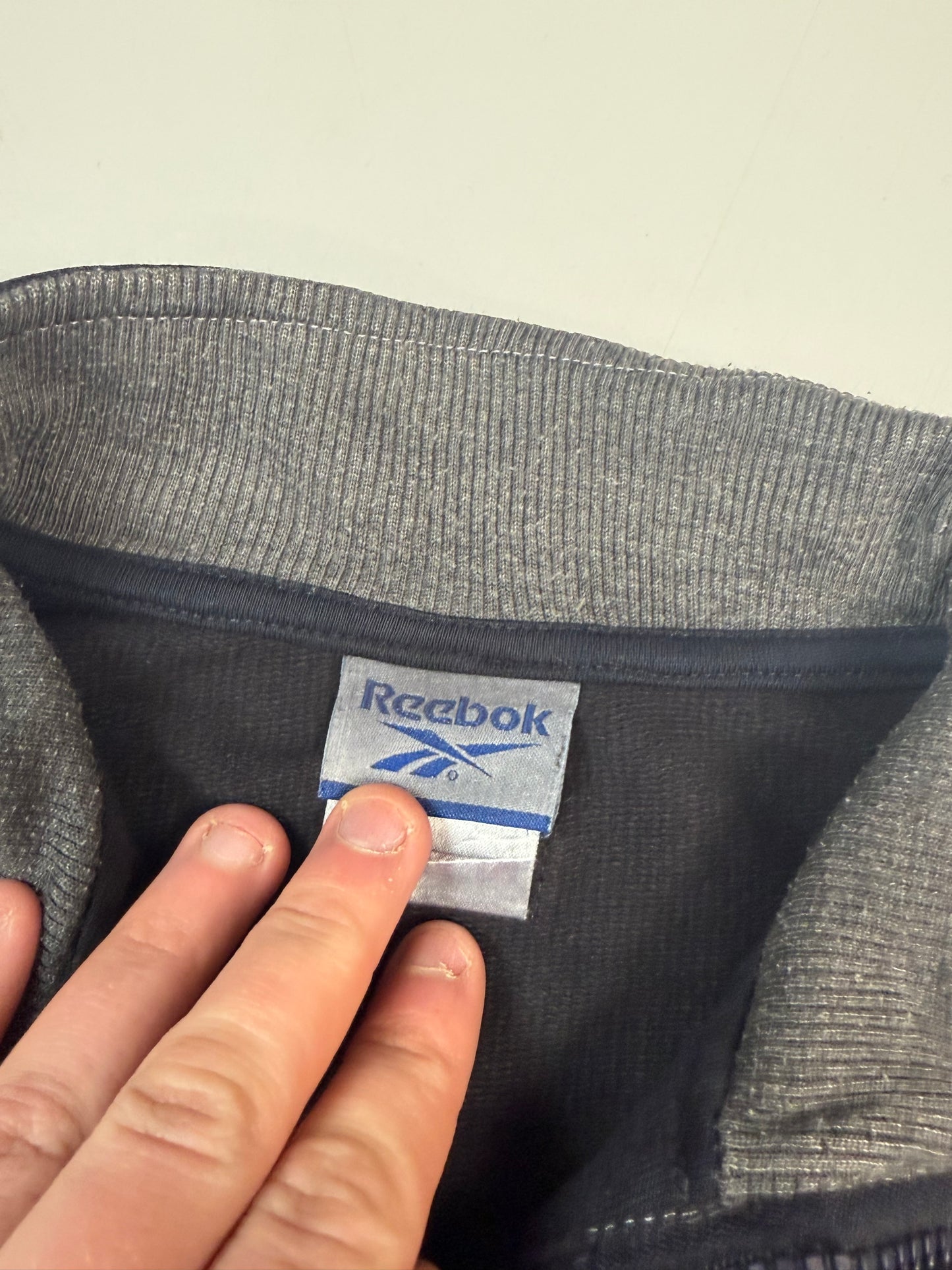 Vintage Reebok athletic dept quarter zip sweatshirt (S)