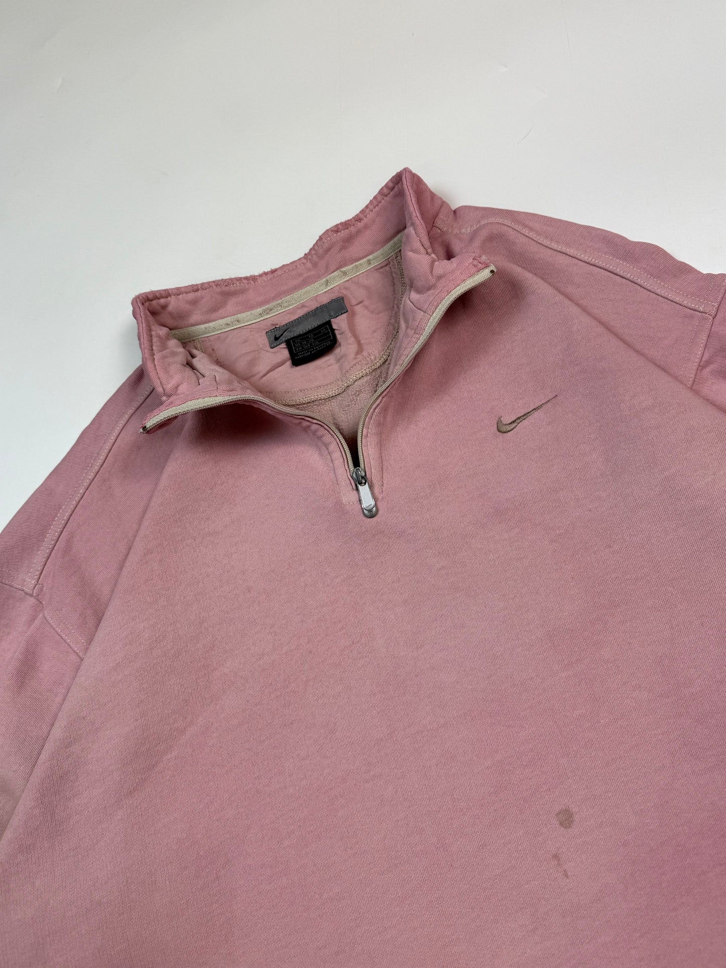 Vintage Nike mini swoosh quarter zip sweatshirt (S)