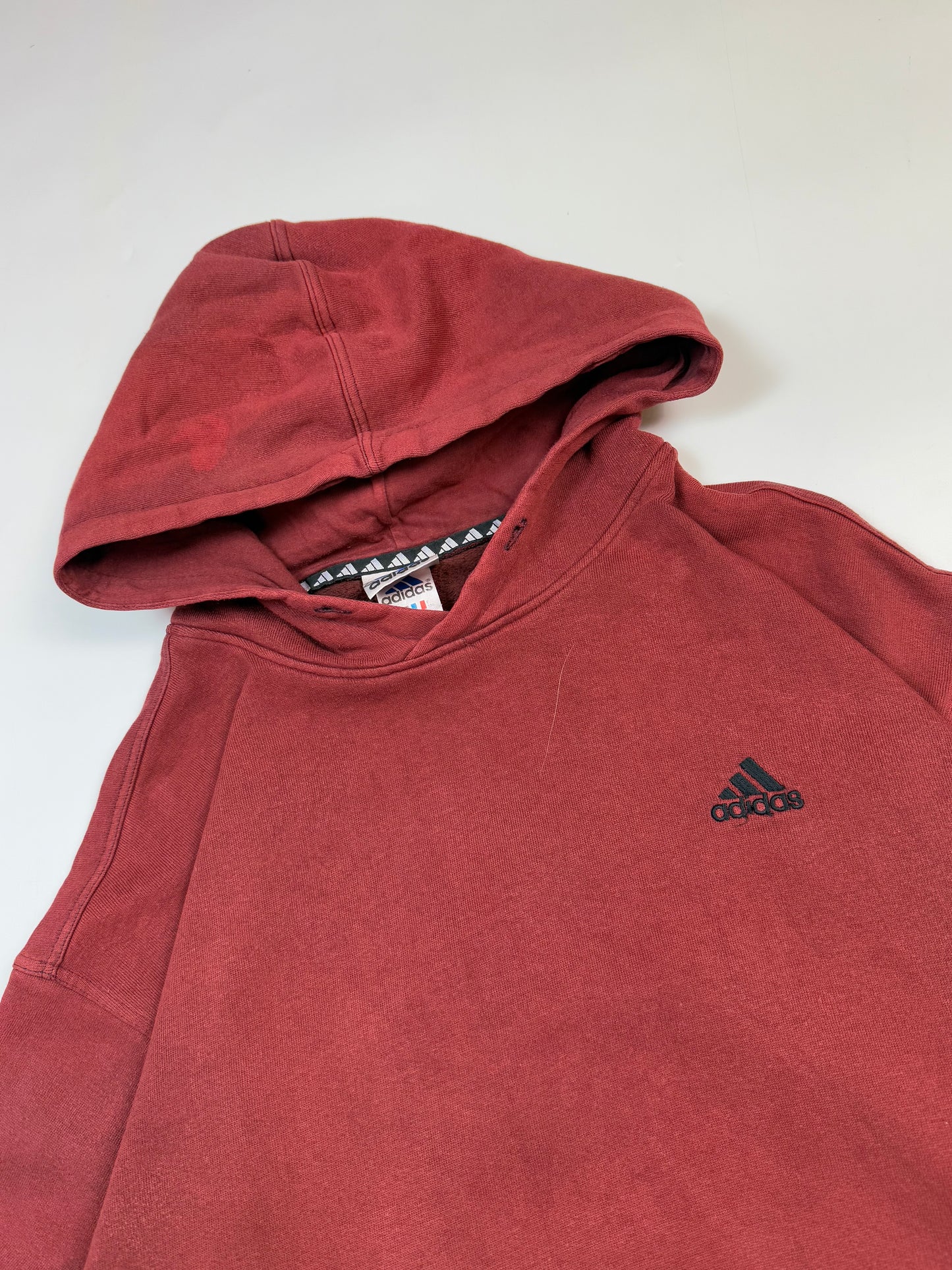 Vintage Adidas small logo hoodie (L)