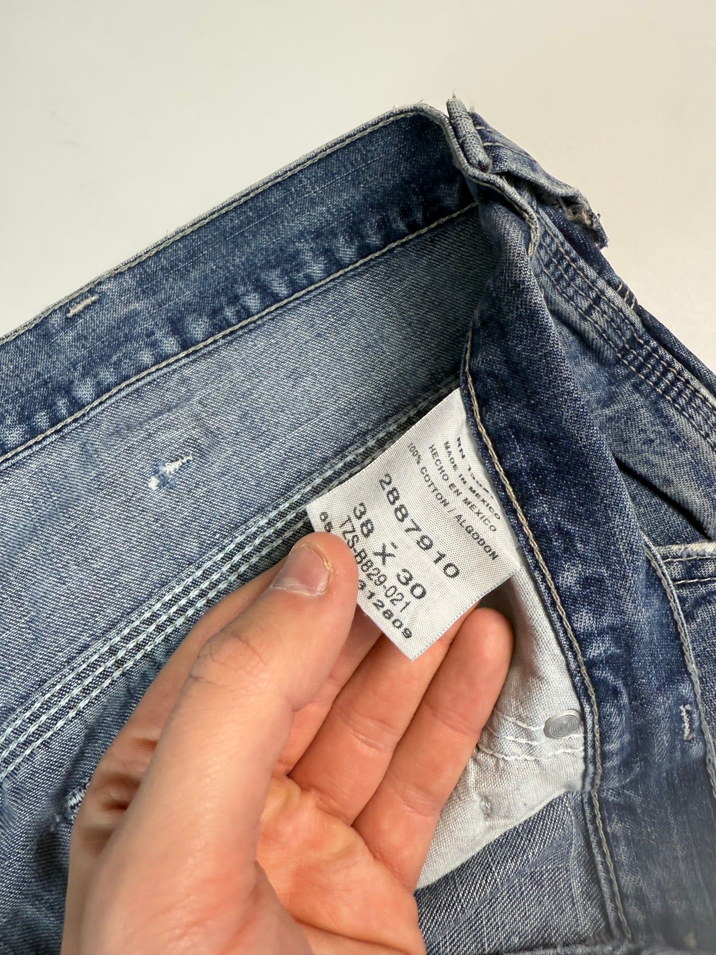 Vintage Lee dungarees baggy carpenter jeans (W38)