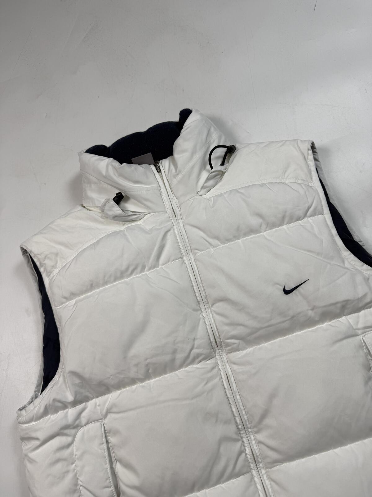 Vintage Y2K Nike mini swoosh vest gilet puffer jacket (XL)