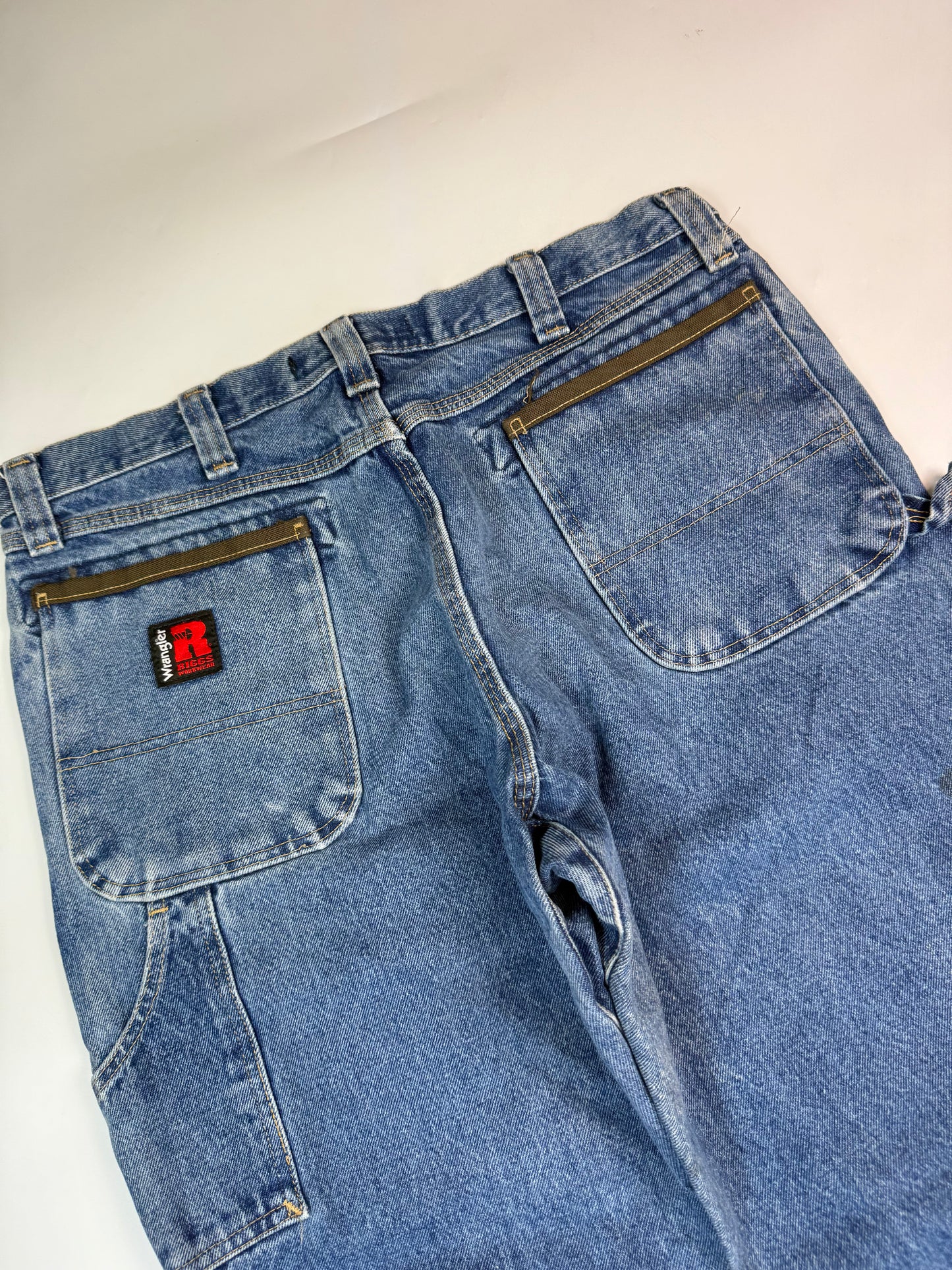 Vintage Wrangler Riggs baggy carpenter jeans (W36)