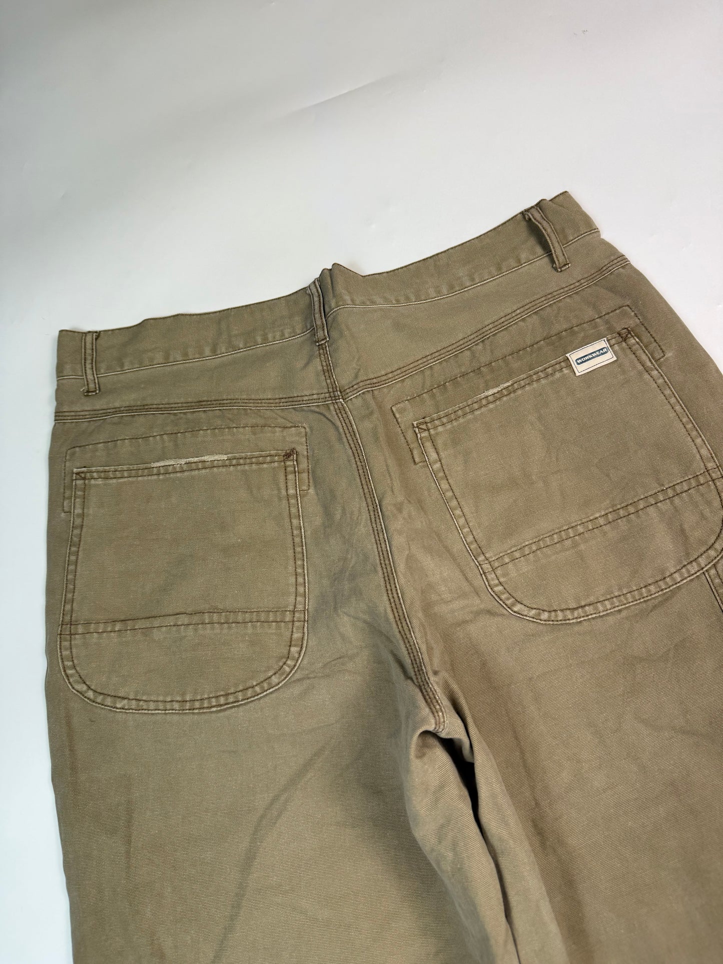Workwear baggy carpenter pants (W34)