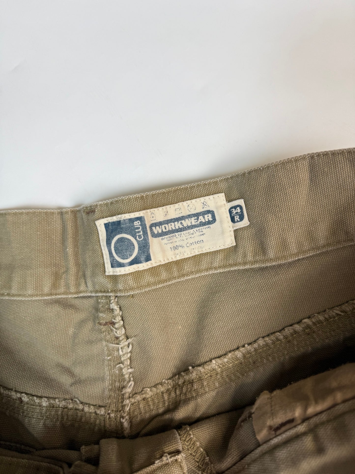 Workwear baggy carpenter pants (W34)