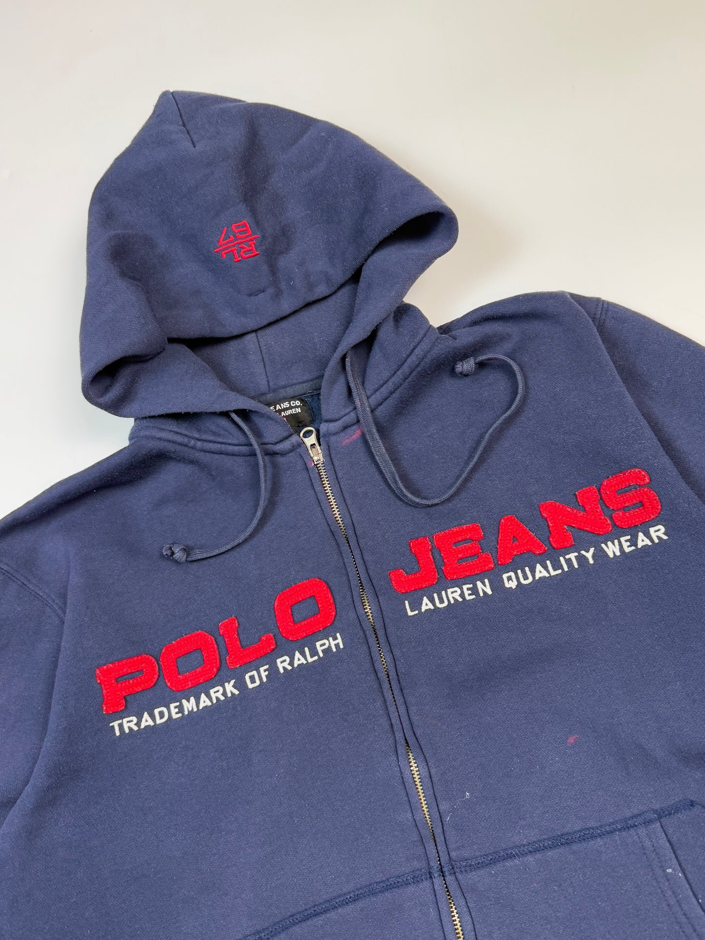 Vintage Ralph Lauren polo jeans co full zip hoodie (M)