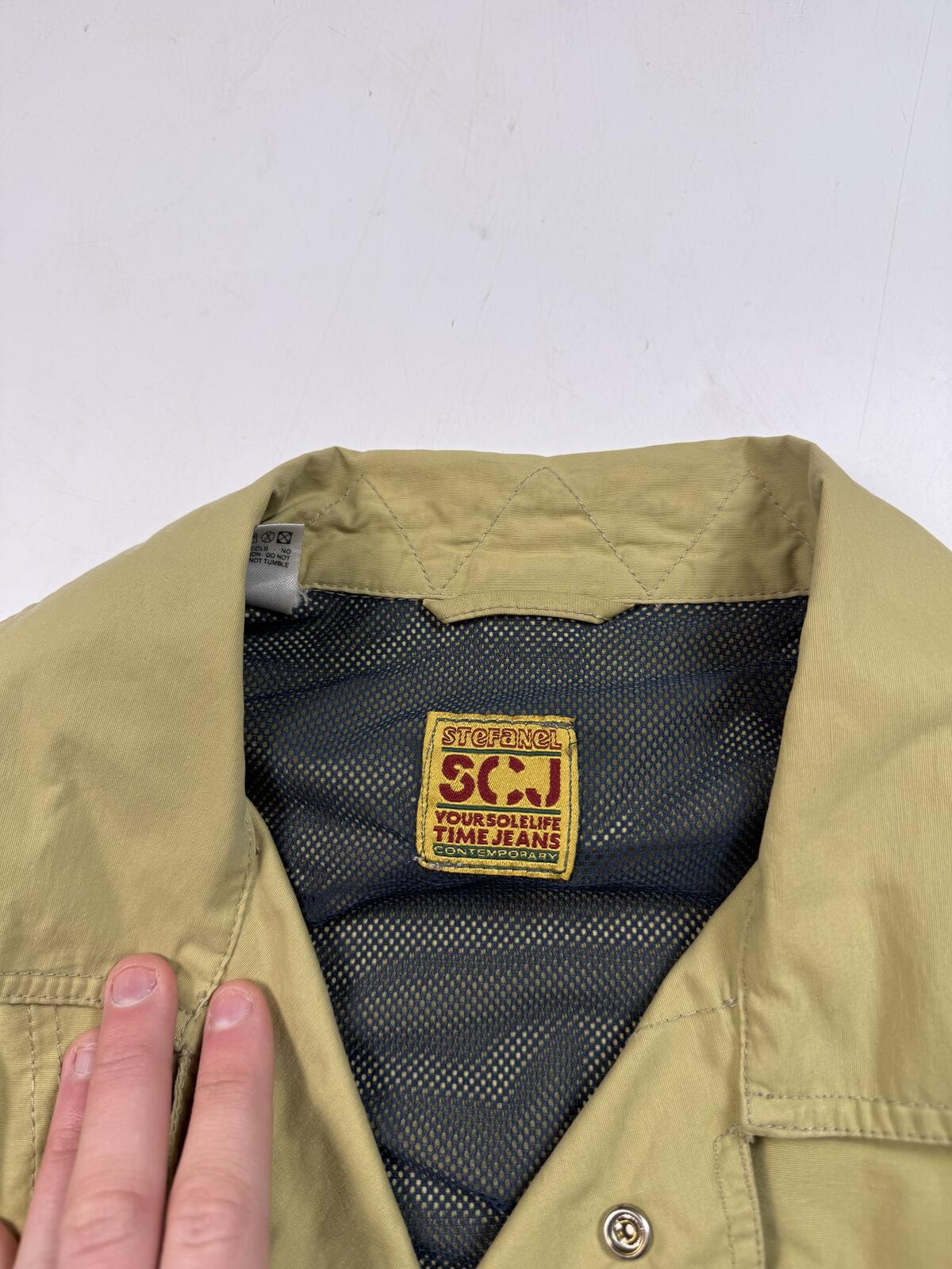 Vintage Stefanel Fireman clasp chore jacket (L)