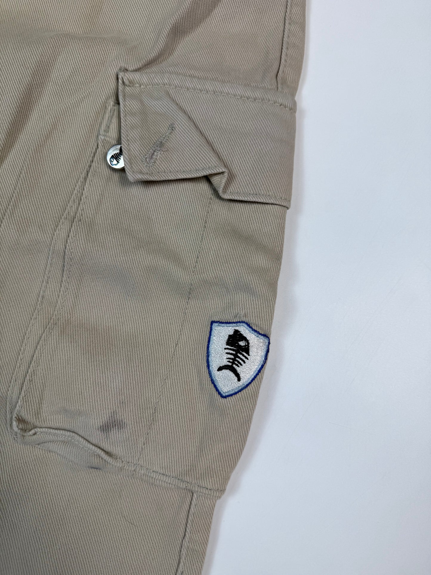 Vintage Y2K Fishbone baggy cargo pants (W30)