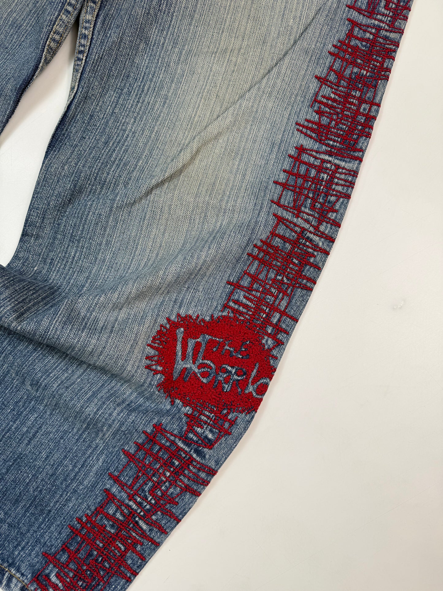 Vintage Johnny Blaze x Warriors baggy jeans (W28)