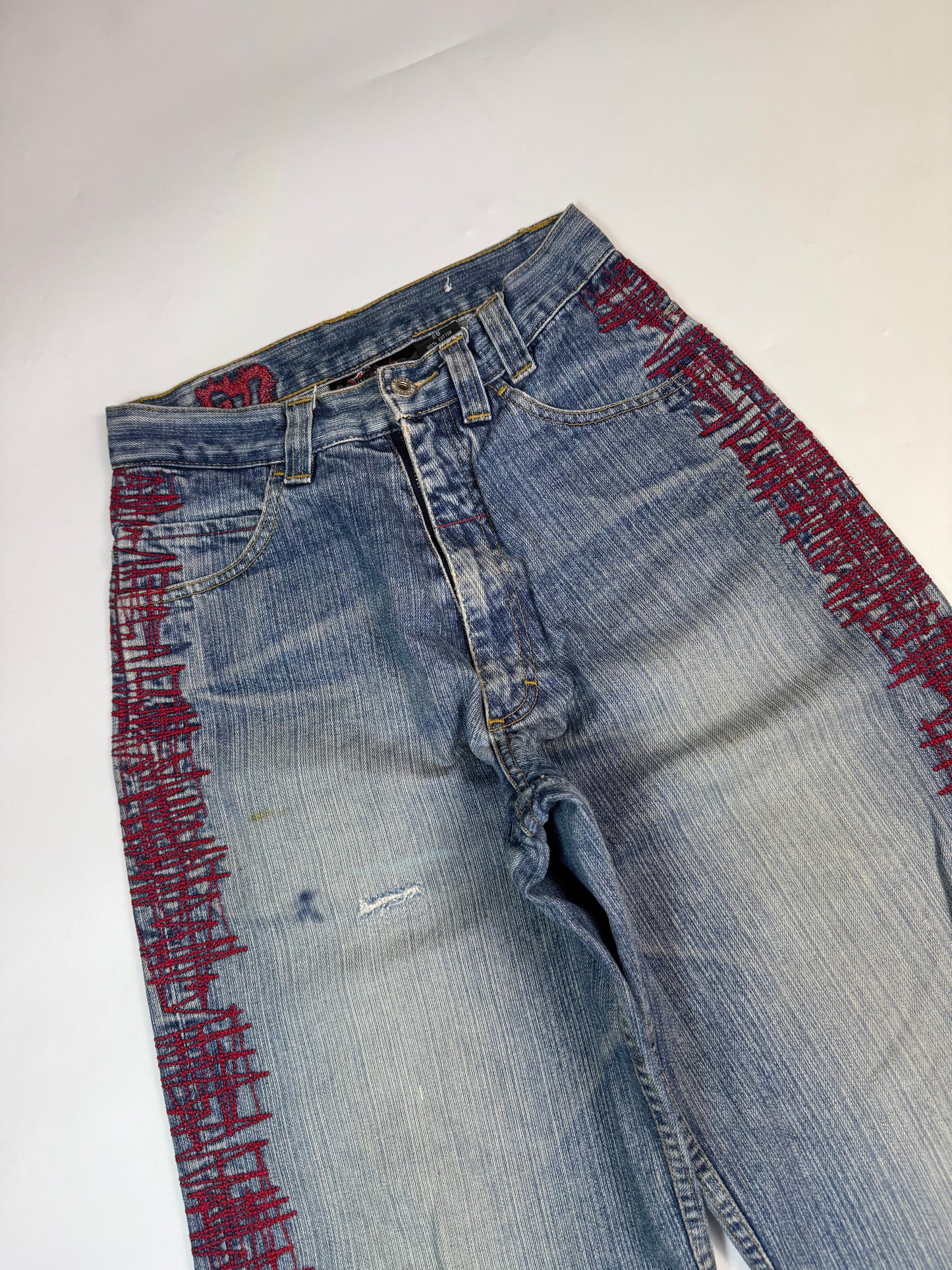 Vintage Johnny Blaze x Warriors baggy jeans (W28)