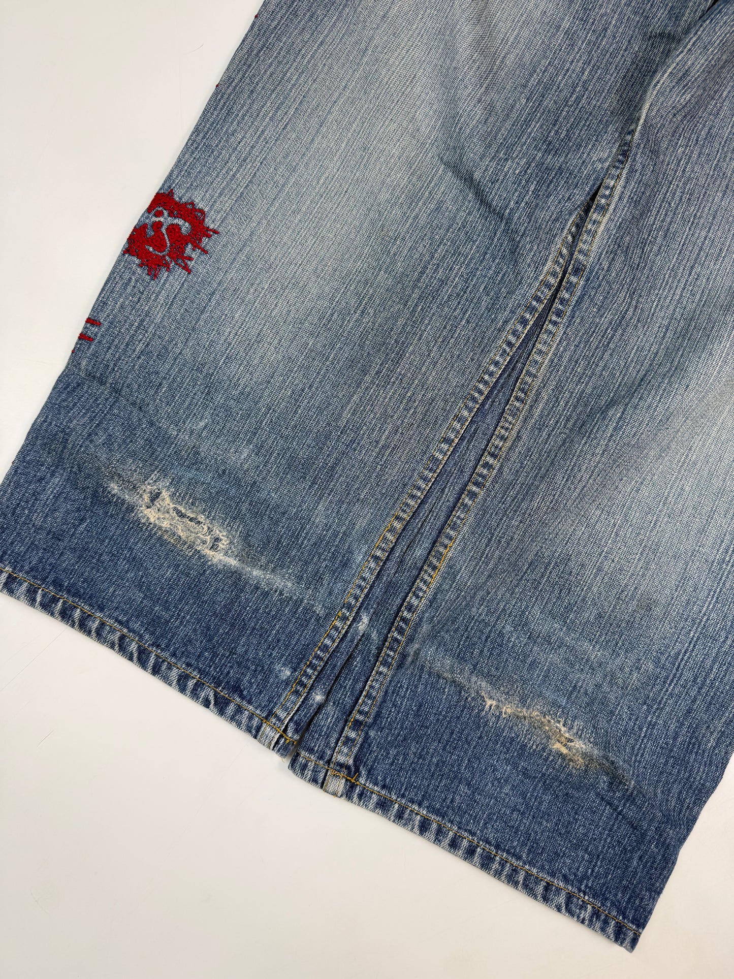 Vintage Johnny Blaze x Warriors baggy jeans (W28)
