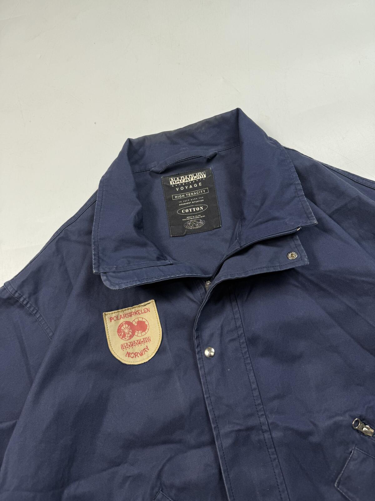 Vintage 90s Napapijri Norway geographic voyage bomber jacket (L)