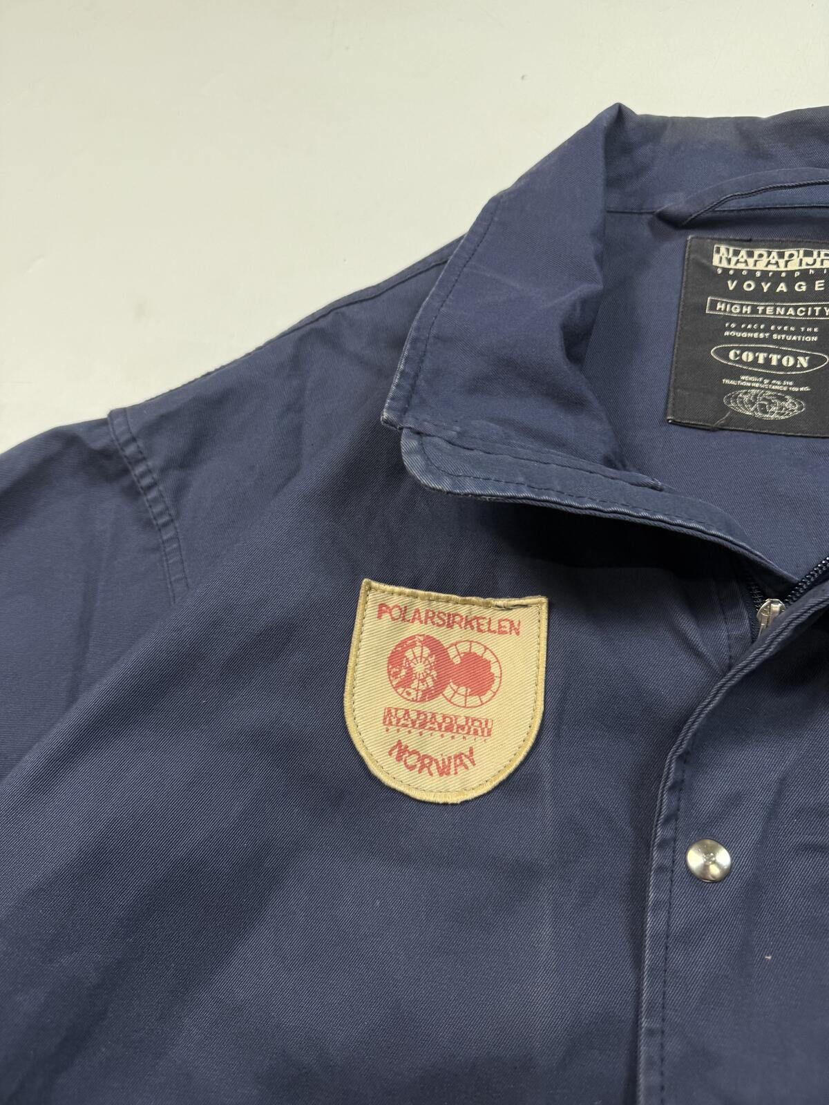 Vintage 90s Napapijri Norway geographic voyage bomber jacket (L)