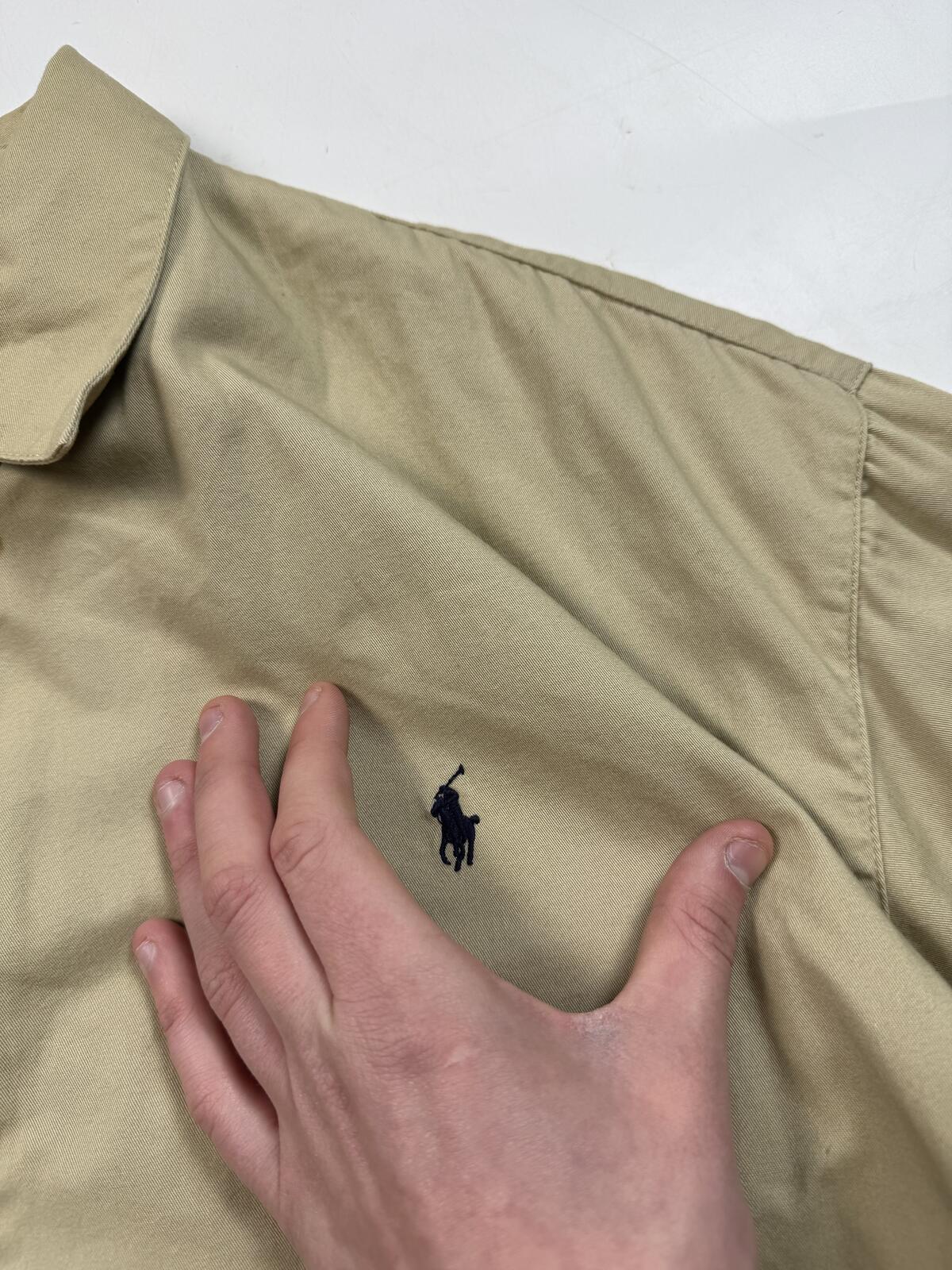 Vintage Polo Ralph Lauren collared small logo harrington jacket (L)