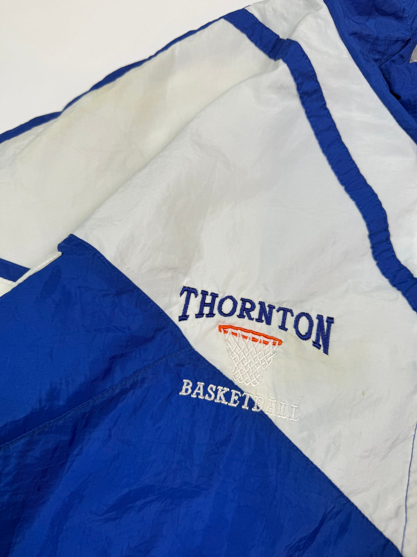 Vintage 90s Reebok abstract colour block shell track jacket (XL)