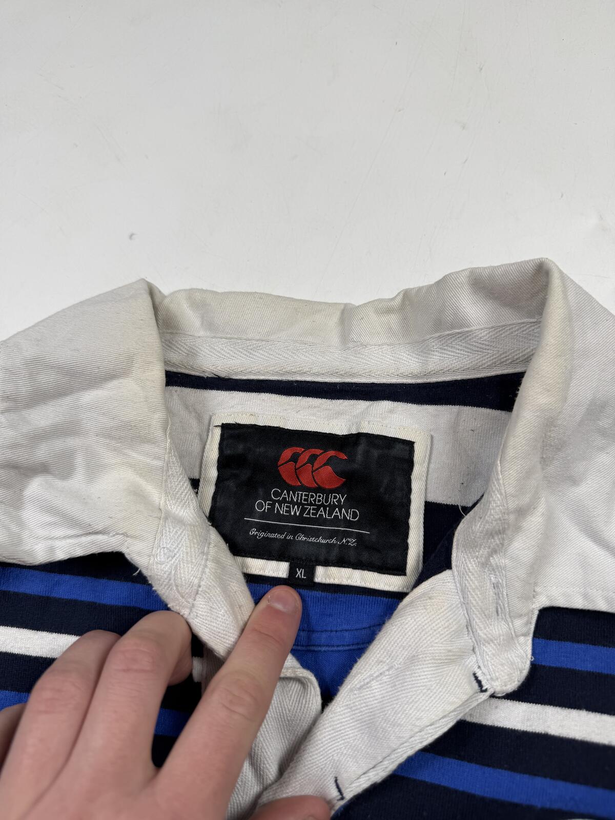 Vintage Leinster Canterbury rugby polo shirt (XL)