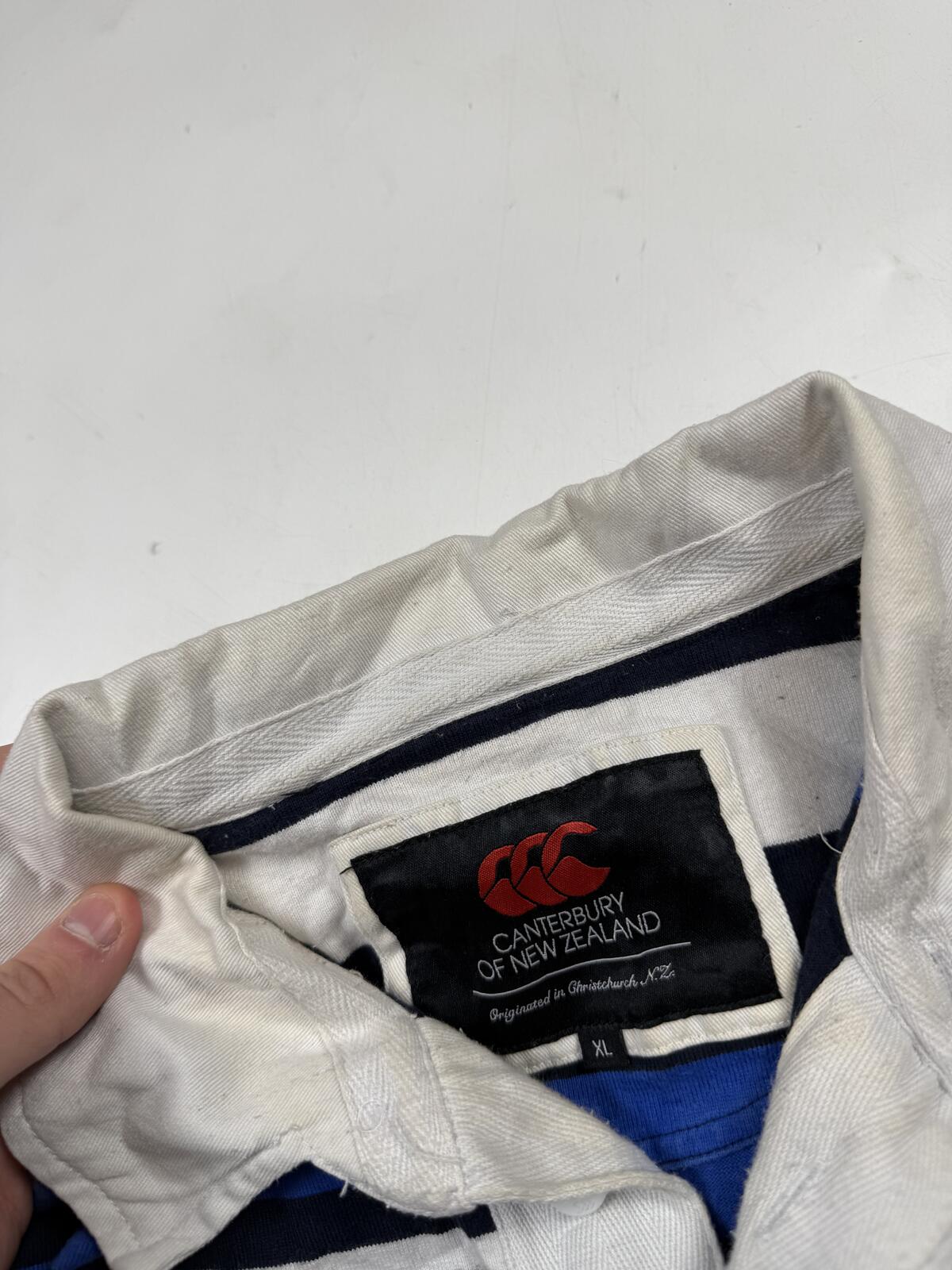 Vintage Leinster Canterbury rugby polo shirt (XL)