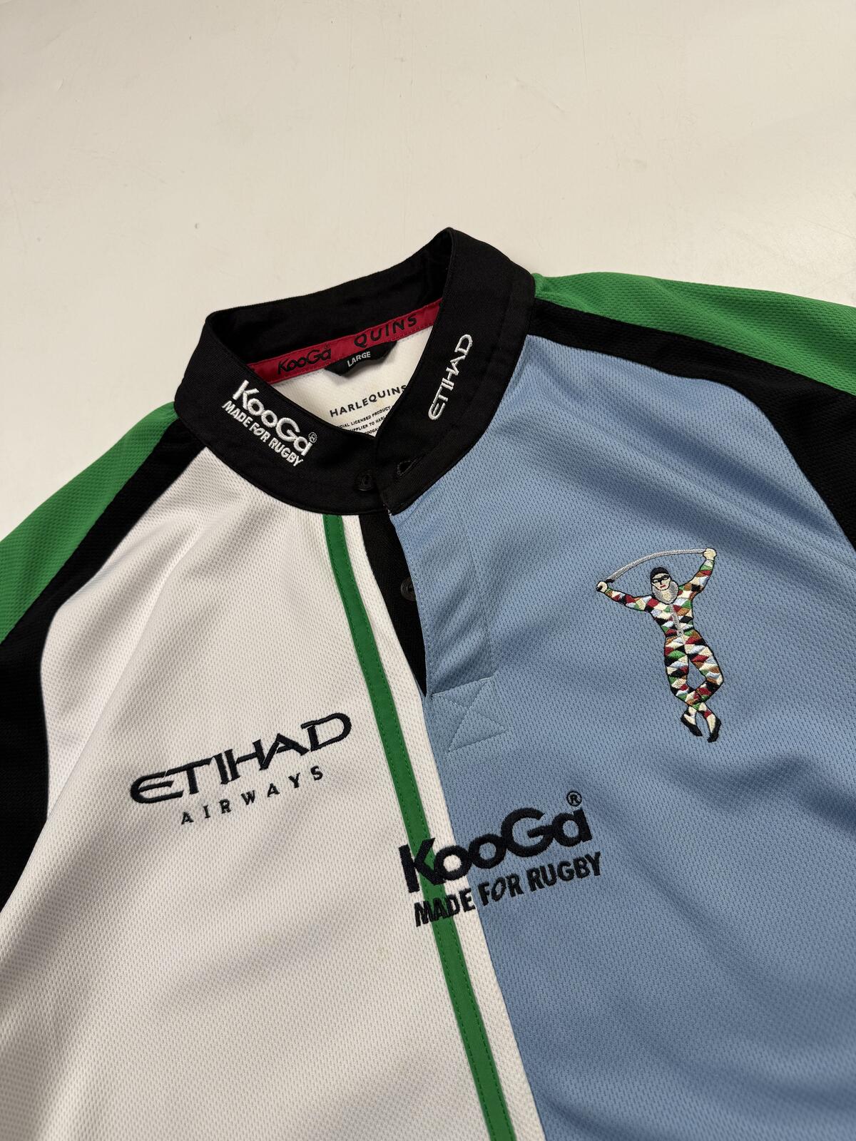 Vintage Harlequins 2007/08 Kooga rugby shirt (L)