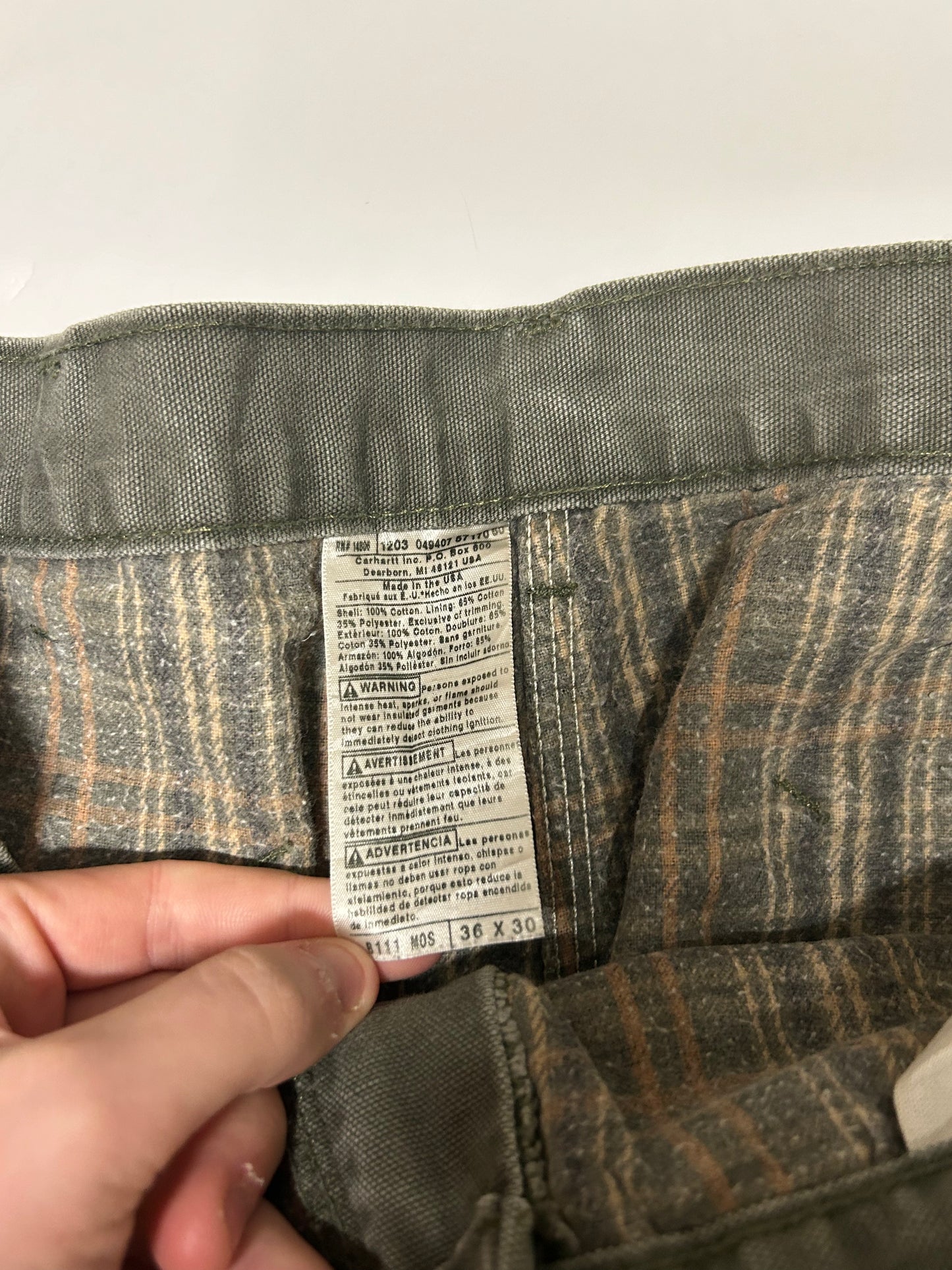 Vintage Carhartt baggy carpenter pants (W34)