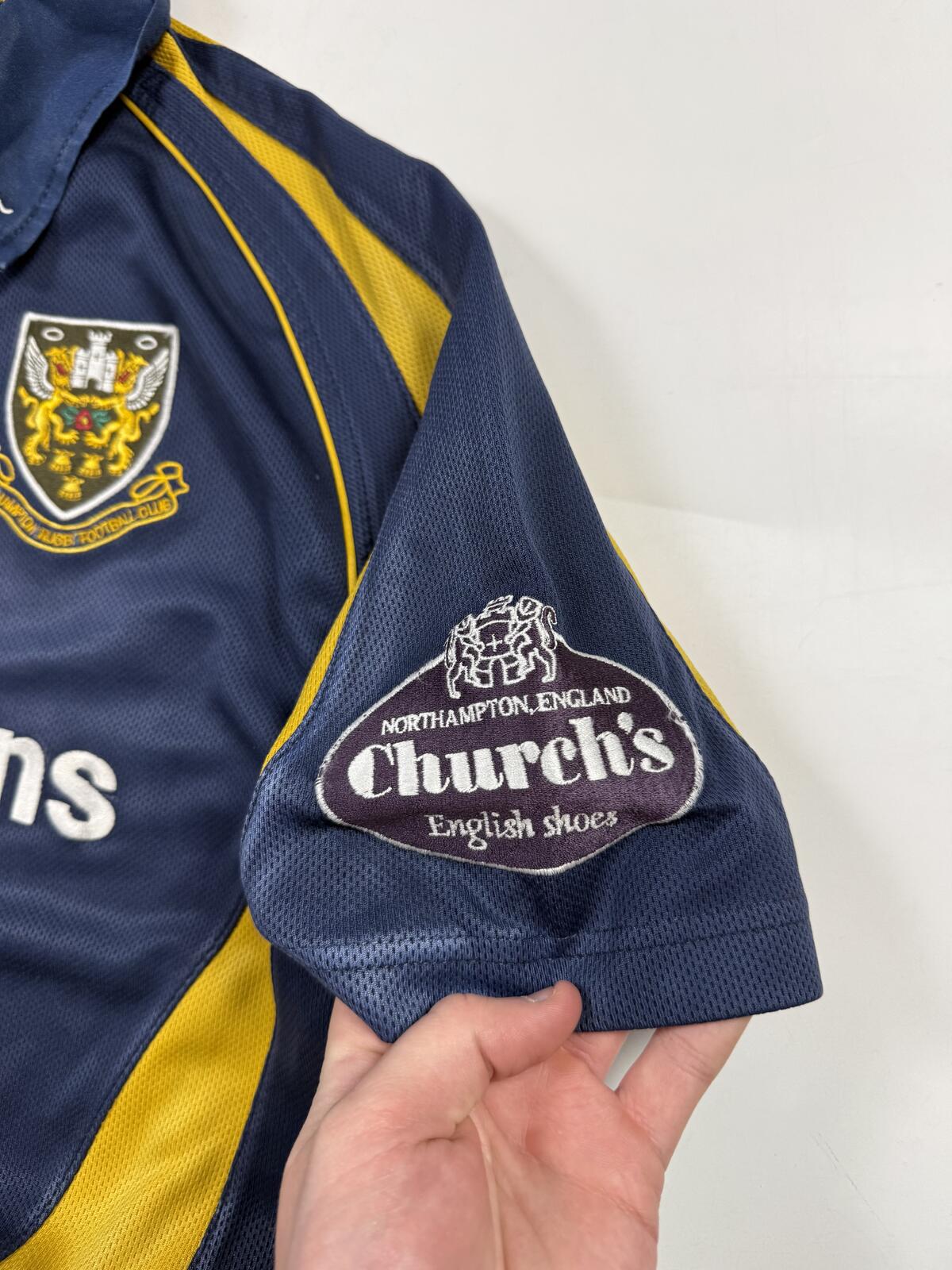 Vintage Northampton Saints 2004/05 Kooga rugby shirt (L)