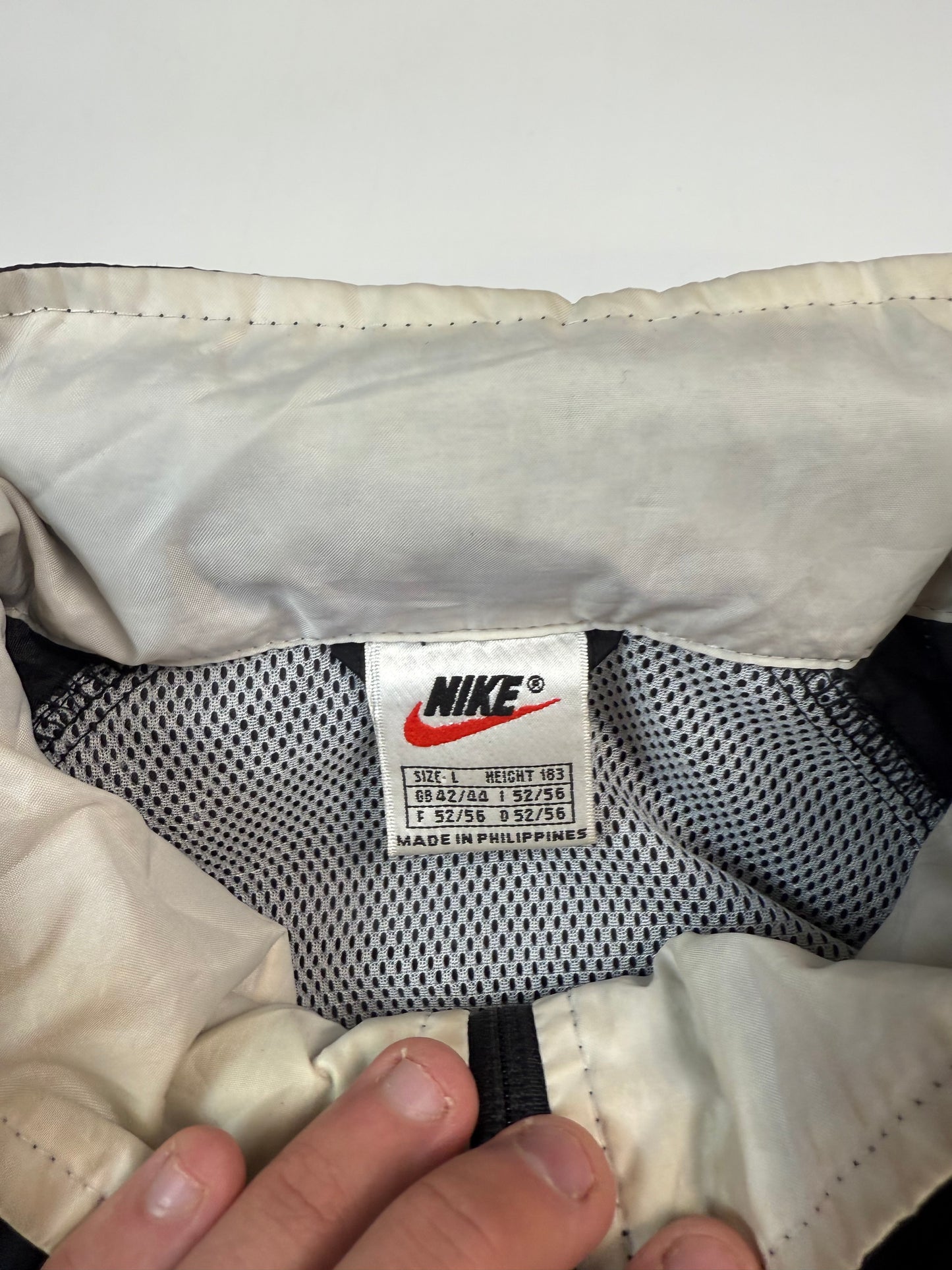 Vintage 90s Nike USA side stripe track jacket (L)