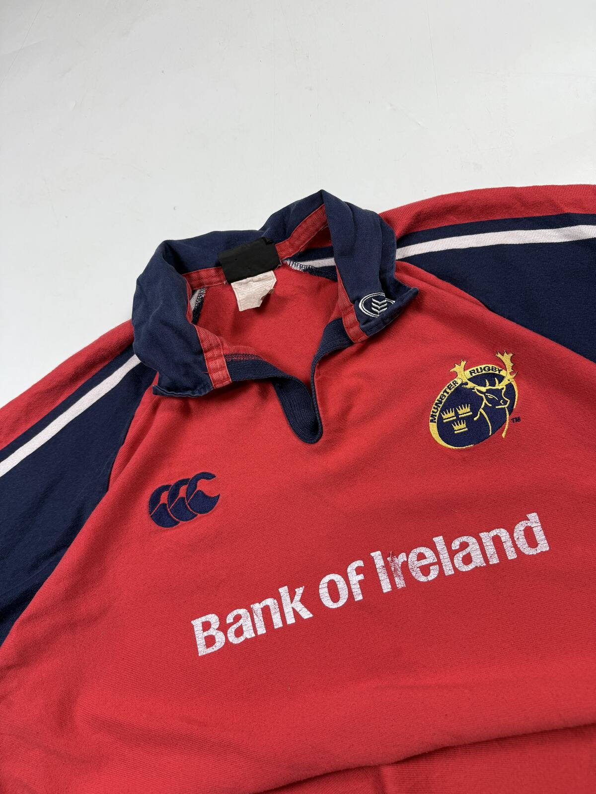 Vintage Munster 2003/04 Canterbury rugby union shirt (XXL)