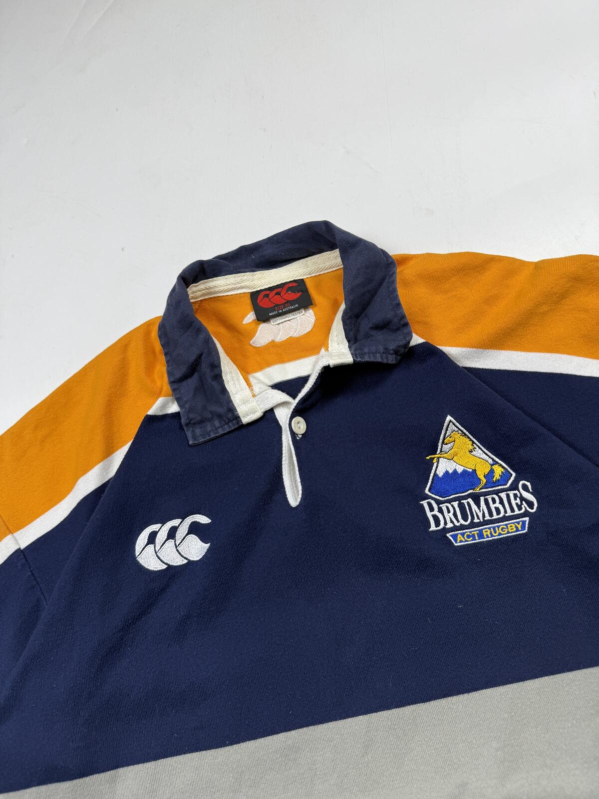 Vintage Brumbies 2003 Canterbury away rugby shirt (XL)