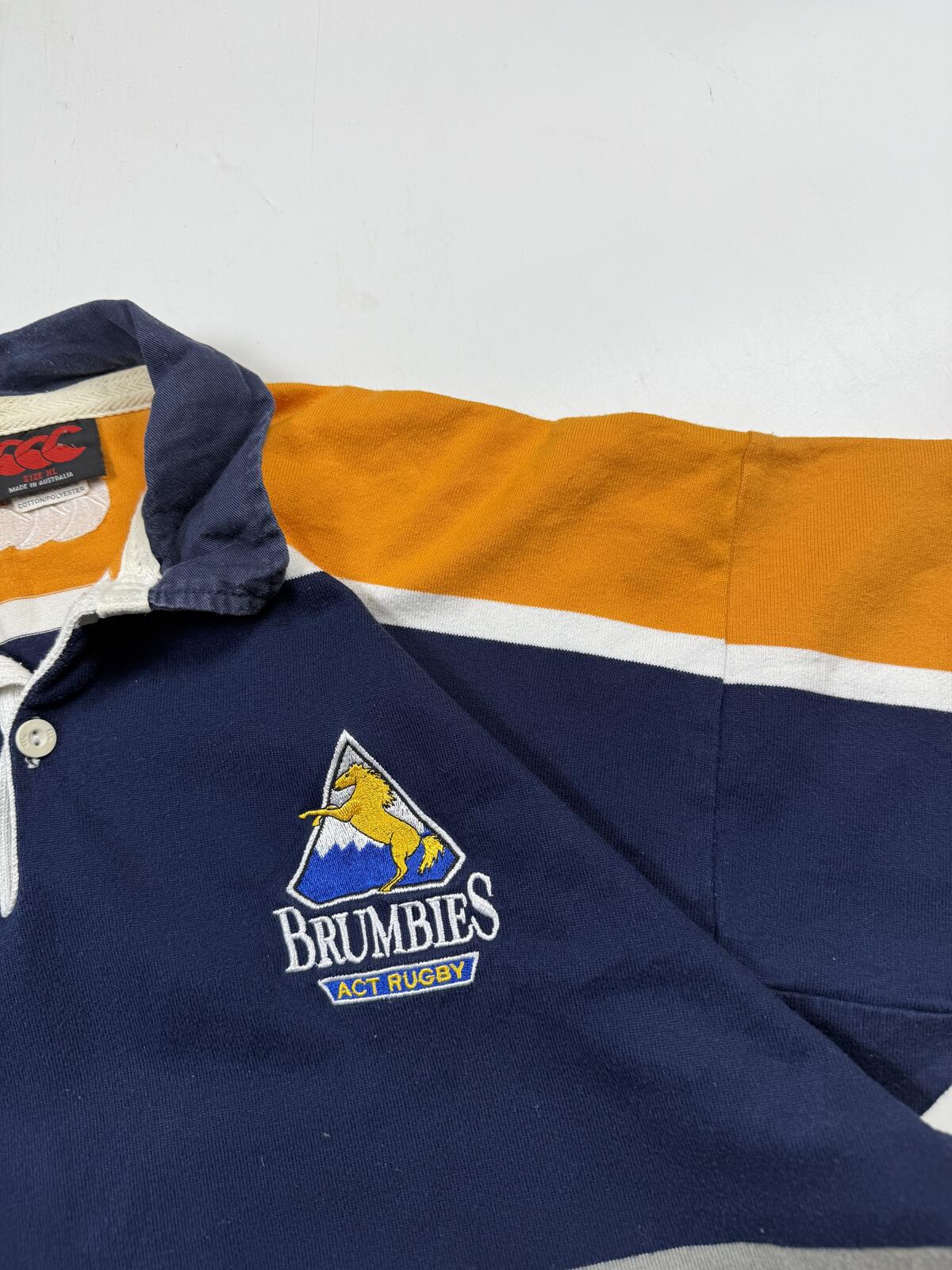 Vintage Brumbies 2003 Canterbury away rugby shirt (XL)