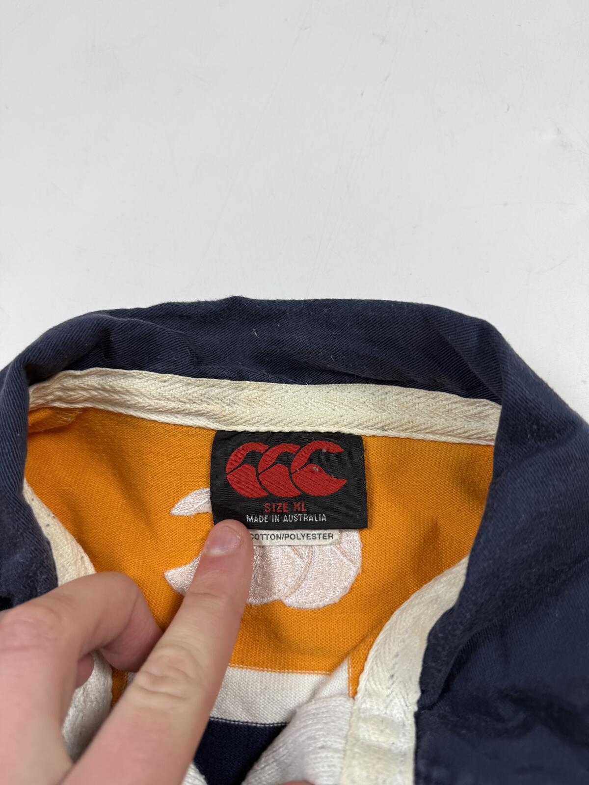 Vintage Brumbies 2003 Canterbury away rugby shirt (XL)