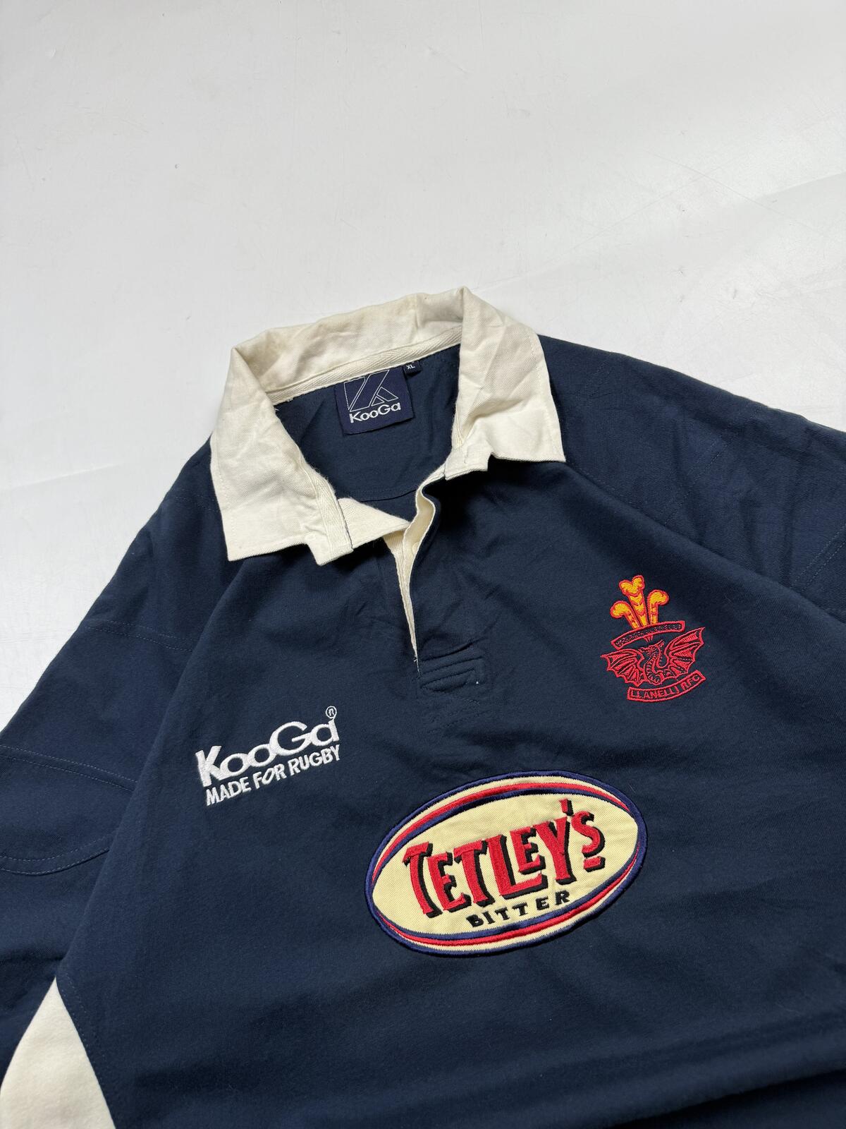 Vintage Llanelli scarlets 2000-02 Kooga away rugby shirt (XL)