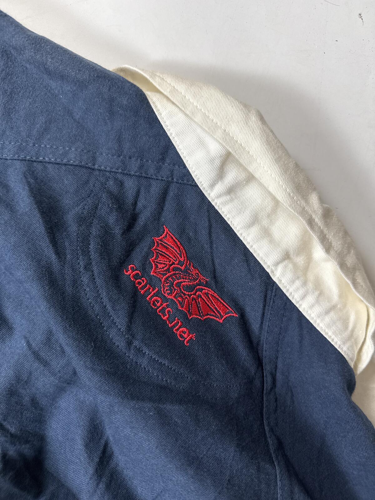 Vintage Llanelli scarlets 2000-02 Kooga away rugby shirt (XL)