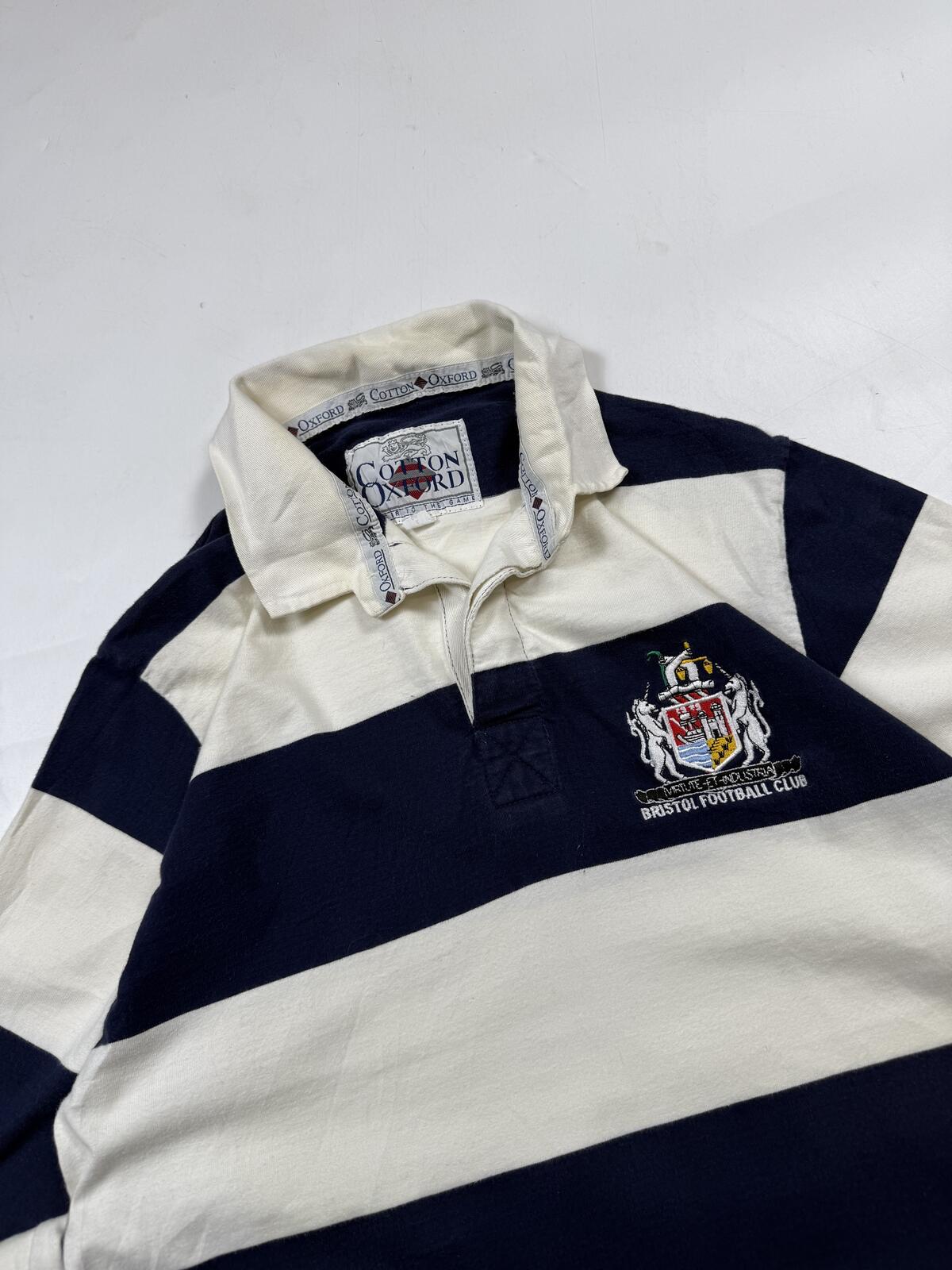 Vintage Bristol 1997/98 Cotton Oxford rugby shirt (L)