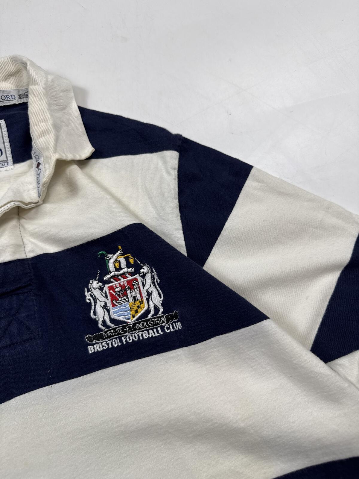 Vintage Bristol 1997/98 Cotton Oxford rugby shirt (L)