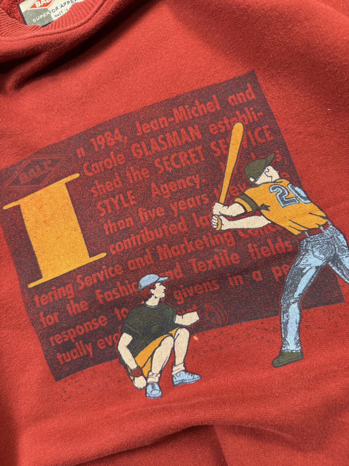 Vintage 90s Baseball graphic sweatshirt (L)