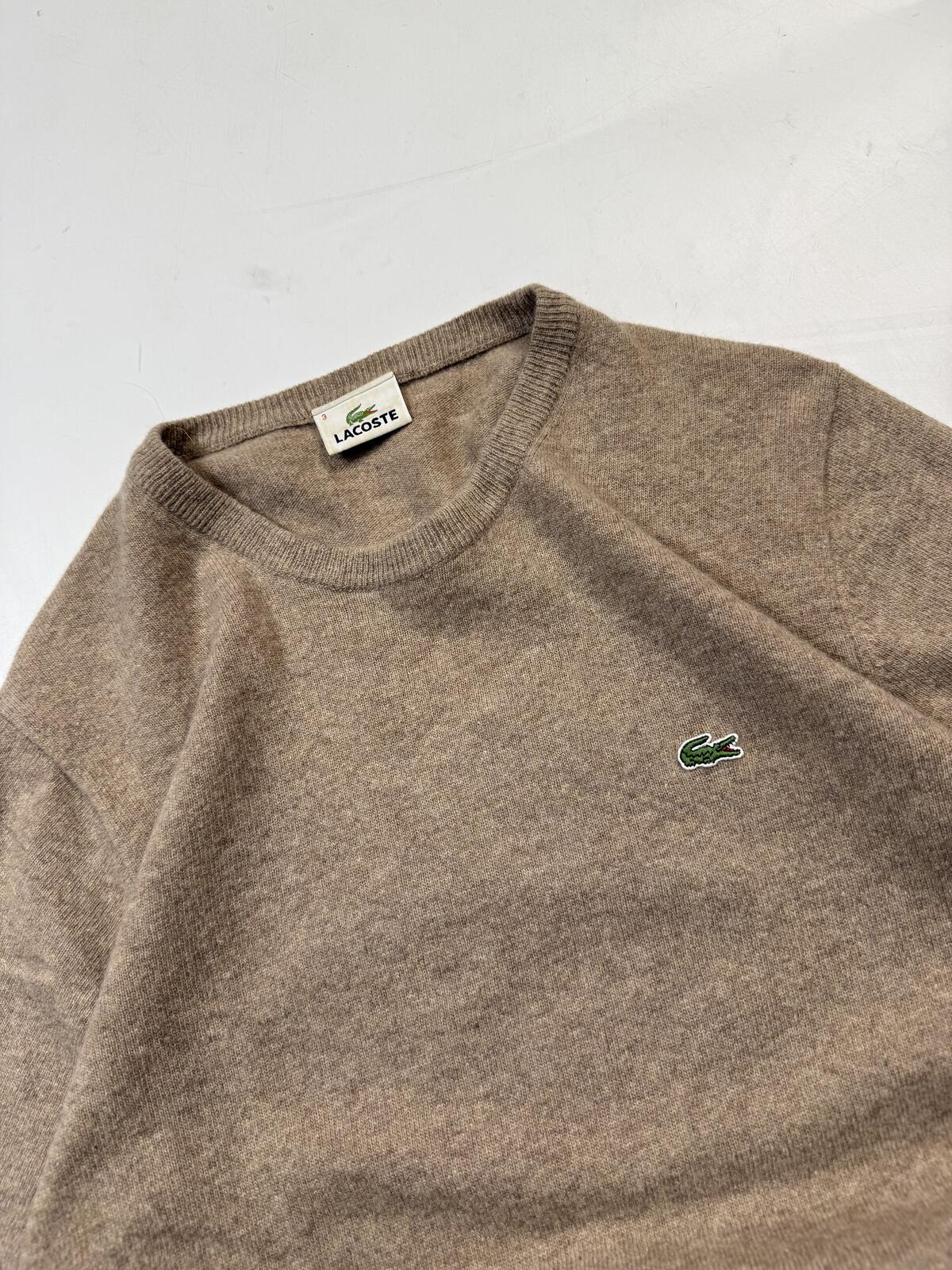Vintage Lacoste wool knit sweater (S)