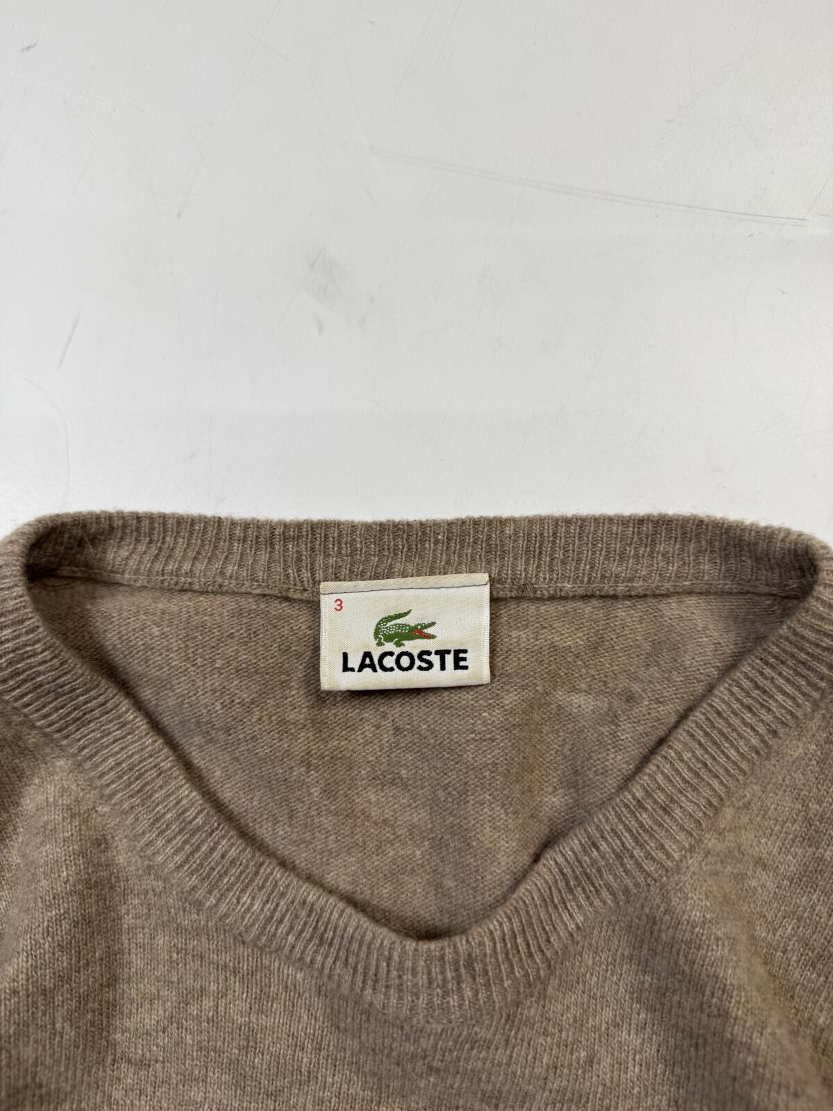 Vintage Lacoste wool knit sweater (S)