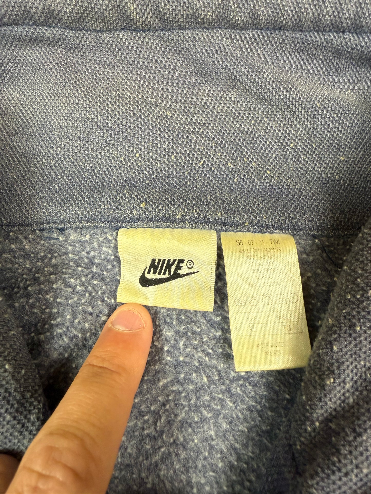 Vintage 90s Nike quarter zip sweatshirt (XL)