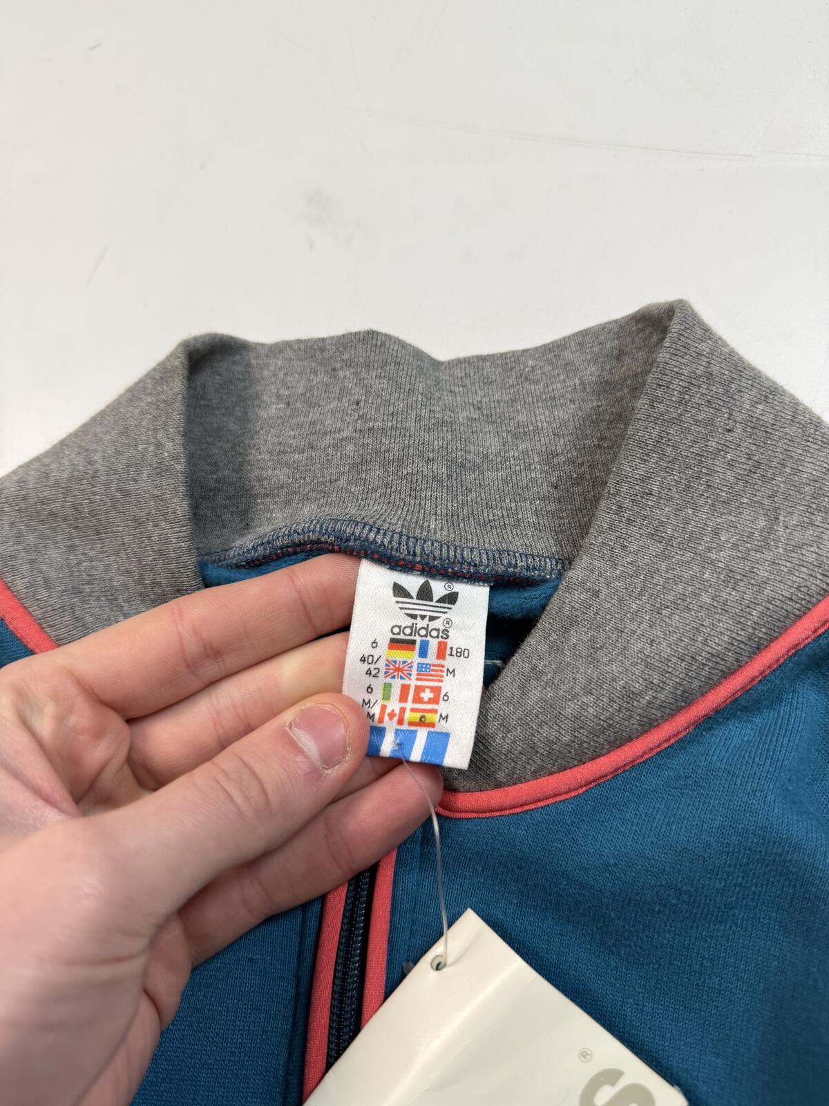 Vintage BNWT 90s adidas originals running quarter zip sweatshirt (M)