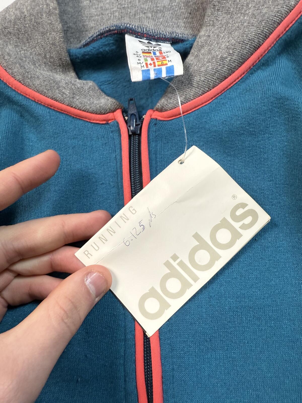 Vintage BNWT 90s adidas originals running quarter zip sweatshirt (M)