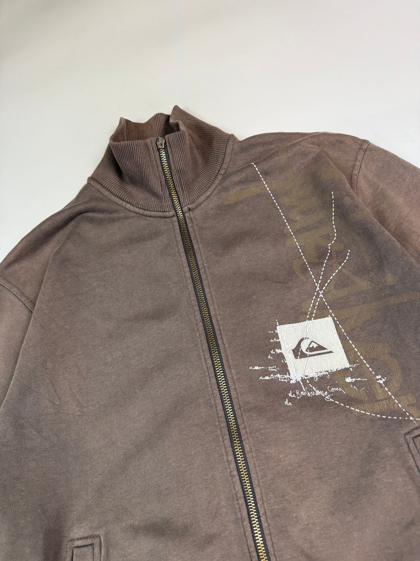 Vintage Quiksilver full zip sweatshirt (L)