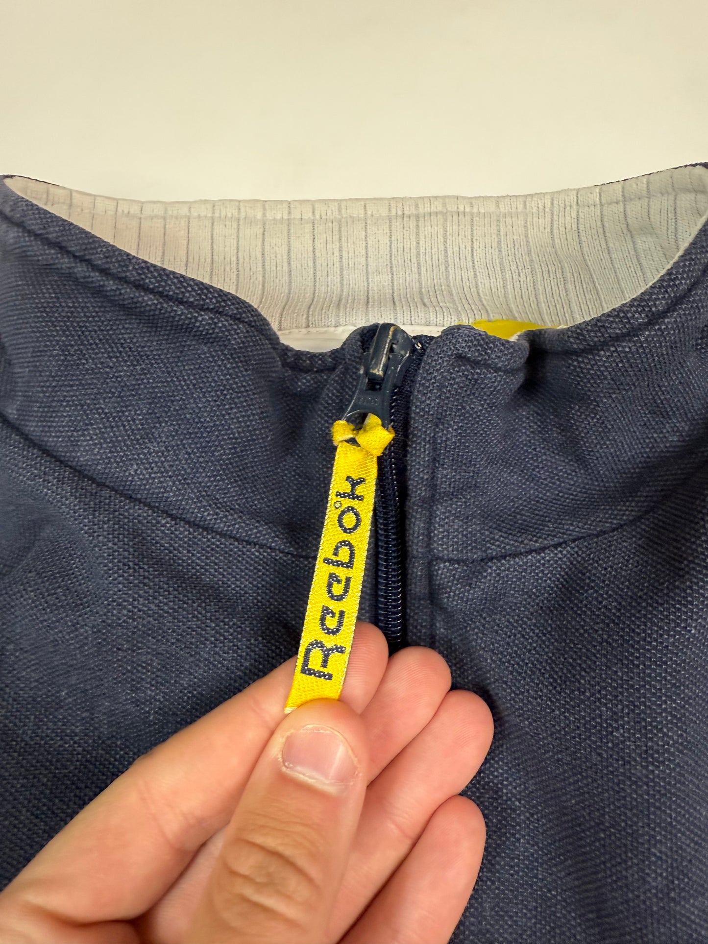 Vintage 90s Reebok membership quarter zip sweatshirt (XL)