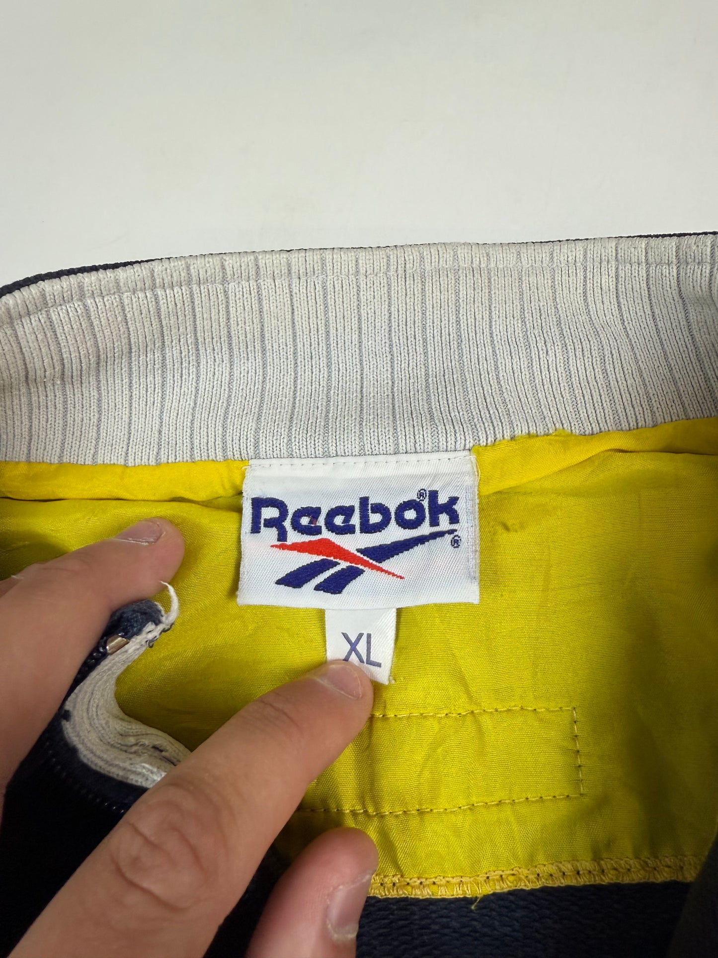 Vintage 90s Reebok membership quarter zip sweatshirt (XL)