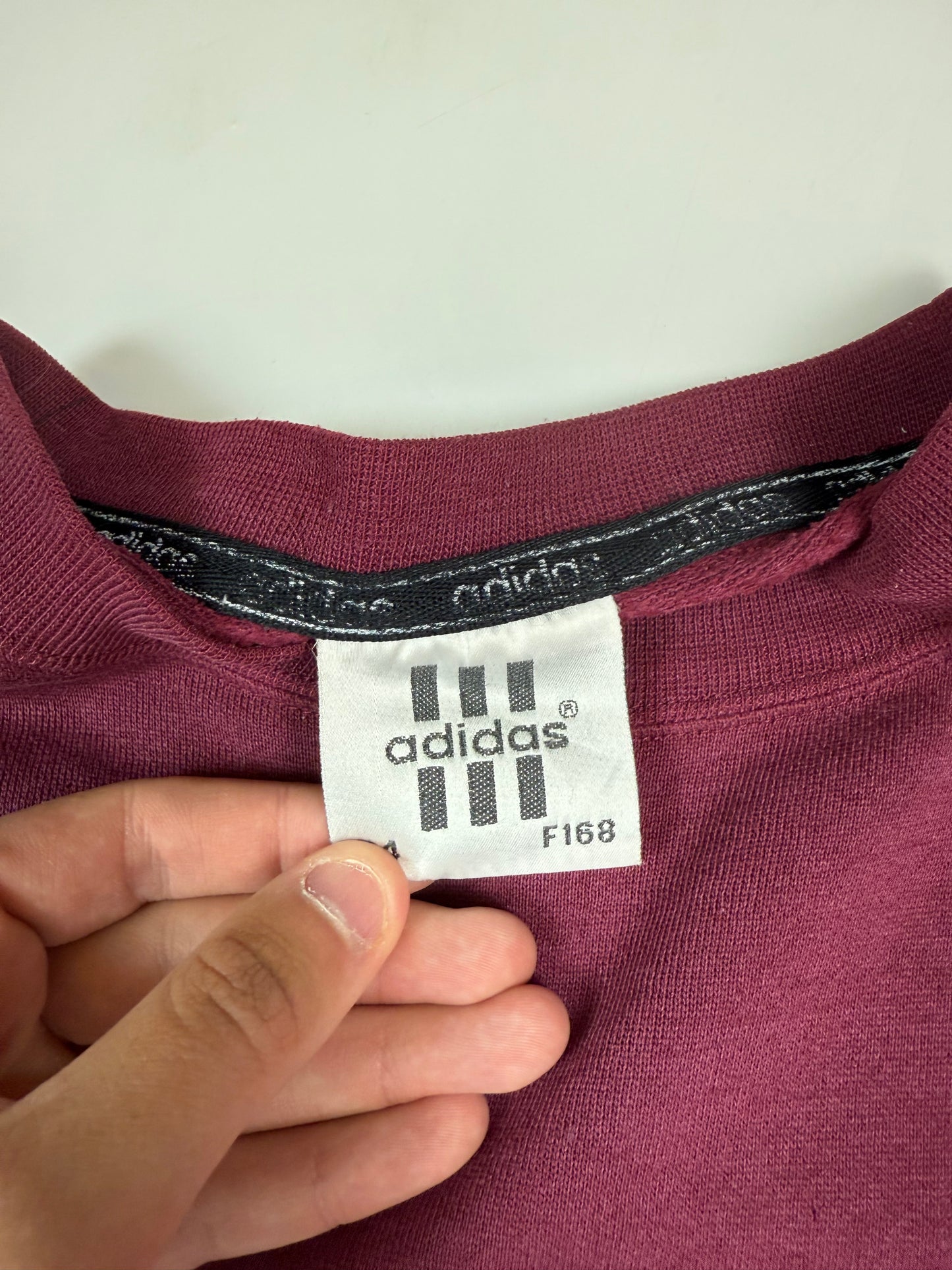 Vintage 90s Adidas originals small logo sweatshirt (S)